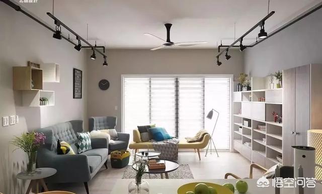 最新装修吊顶效果图大全-装修客厅不吊顶，走一圈宽石膏线好看吗？还有哪些好的建议？