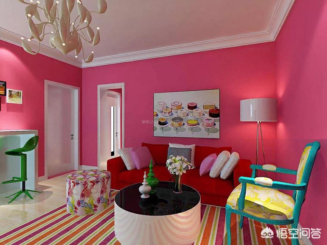 最新装修吊顶效果图大全-装修客厅不吊顶，走一圈宽石膏线好看吗？还有哪些好的建议？