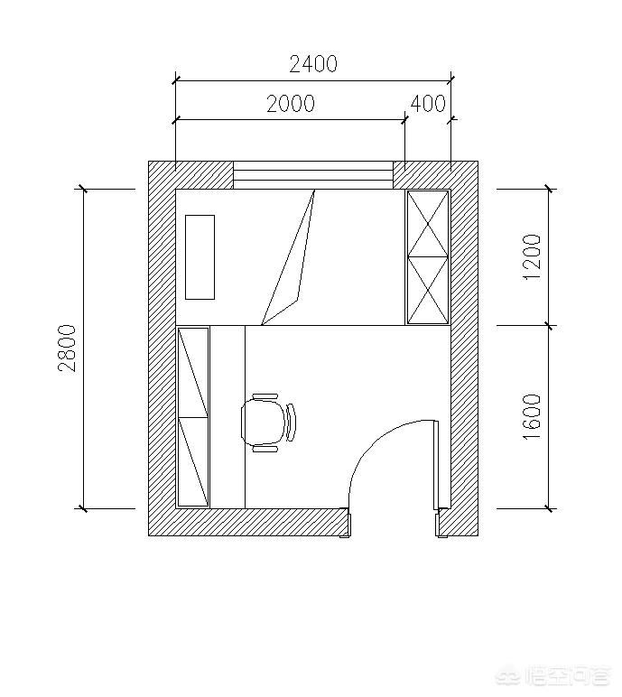 家装设计图效果图卧室怎么画-两个卧室中间是卫生间装修效果？