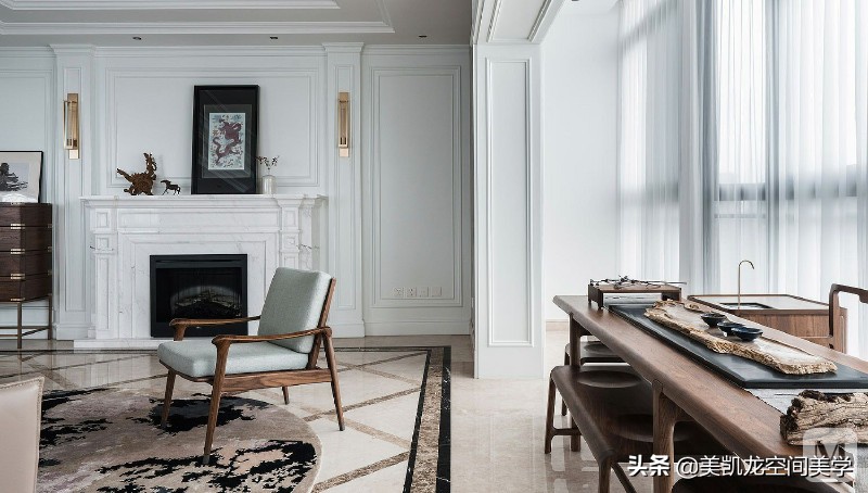 大宅装修效果图-农村的两层小别墅怎么装修好？客厅全屋贴瓷砖，电视背景墙该怎么设计？