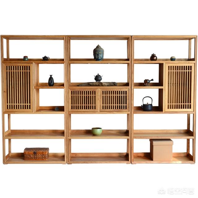 新中式书柜装修效果图片-中式书房的书柜有哪些款式，有没有家具品牌专门设计和生产书柜的？
